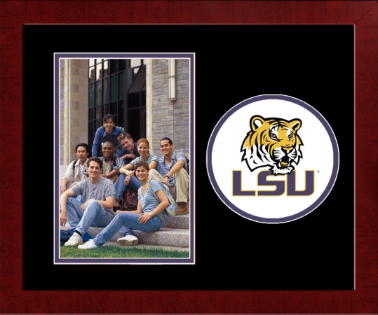 Campus Image La999slpfv Louisiana State University Spirit Photo Frame - Vertical
