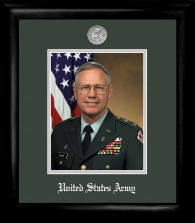 Campus Image Arps002 Army Portrait Frame Silver Medallion