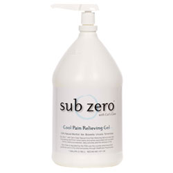 Lz1050 Sub Zero Topical Analgesic - Cool Pain Relieving Gel, Gallon With Pump