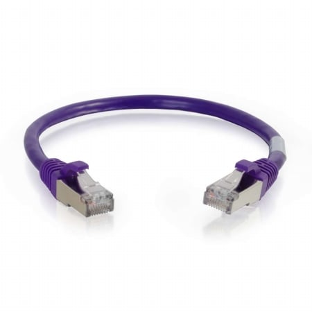 - Cables To Go - 911 25ft Cat6 Snagless Shielded - STP -Network Patch Cable - Purple