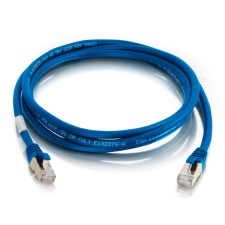 - Cables To Go - 677 6ft Cat6a Snagless Shielded - STP - Network Patch Cable - Blue