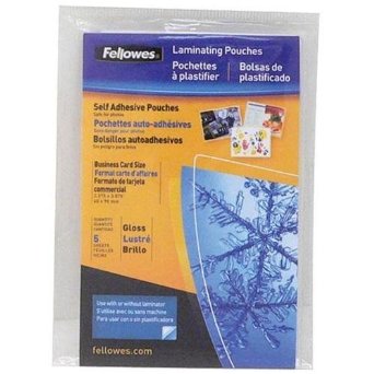 Fellowes 5220101 Pouch Self Adhesive Business Card Sized