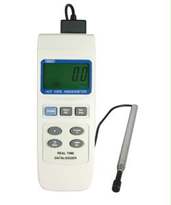 Hot Wire Anemometer With Real-time Data Logger