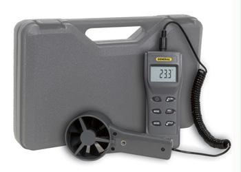 Digital All-in-one Air Flow Meter With Cfm, Btu, Temp,humidity, Dp, Fpm, Mph, Kph, Mps, Knots And Wet Bulb