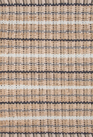Rug113246 Naturals Textured Cotton- Jute Taupe-gray Rug - Ad12