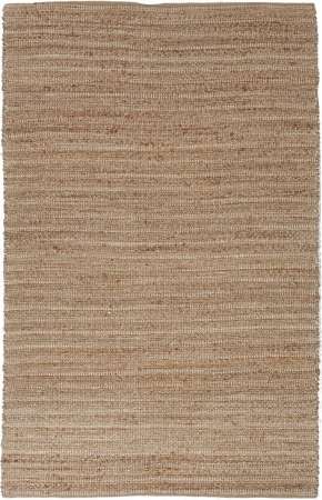 Rug113803 Naturals Solid Pattern Cotton- Jute Taupe-ivory Rug - Hm01