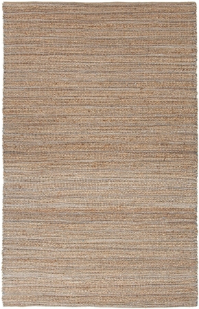 Rug113805 Naturals Solid Pattern Cotton- Jute Taupe-gray Rug - Hm02