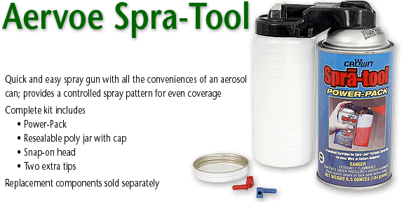 Aer110 Aervoe Spra-tool Poly Jar