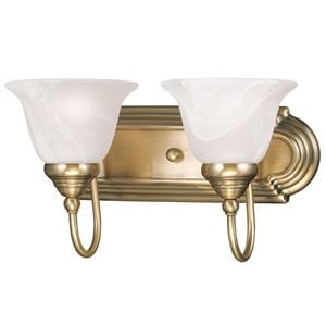 1002-01 Bath Light - Antique Brass