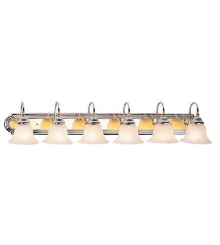 1006-52 Bath Light - Chrome & Polished Brass