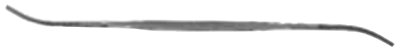 183-41102 7--22 in. Silversmiths Riffler File No. 10 Shape W