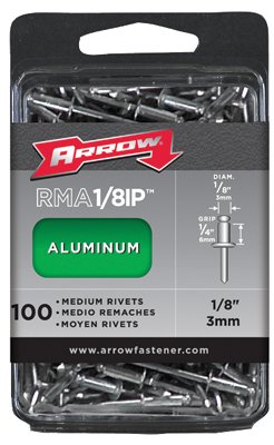 091-rma.13ip -100-pc Medium .13 Aluminum Rivet