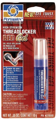 230-27010 High Strength Threadlocker Red Gel 10 Gram