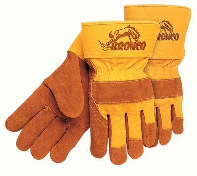 MCR 12.4480 Bronco Side Leather Palmgloves 2-.50 in. Safe