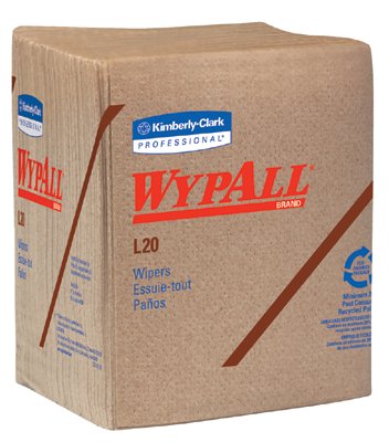 Kimberly-Clark Professional 412-47000 Tan Wypall L20 Wipers Kimberly-Clark Professional 412-47000 Tan Wypall L20 Wipers