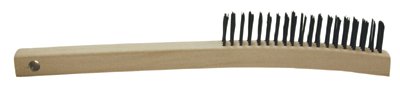 Magnolia Brush 455-399 Curved Handle Wire Scratch Brush