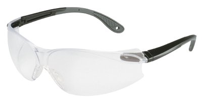 247-11670-00000-20 Virtua Protective Eyewear V4, 11670-00000-20 Clear Hc Lens, Black-gray Temple 20 Each Case