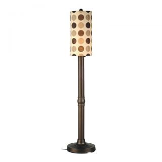 Concepts 47257 Coronado 70 In. Floor Lamp 47257 With 3 In. Bronze Body And Mojito Coffee Bean Sunbrella Shade Fabric - Bronze