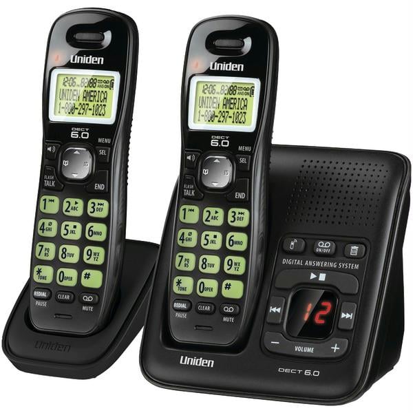 UPC 050633275047 product image for Uniden D1483-2BK Dect Cordless Phone With Caller Id | upcitemdb.com