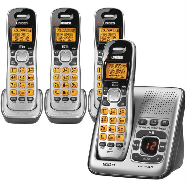 UPC 050633275269 product image for Uniden D1484-4 Dect Cordless Phone With Caller Id & 4 Handsets | upcitemdb.com