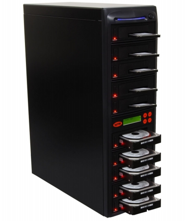 1:11 SATA 2.5" & 3.5" Dual Port/Hot Swap Hard Disk Drive / Solid State Drive (HDD/SSD) Duplicator/Sanitizer - (90MB/sec)