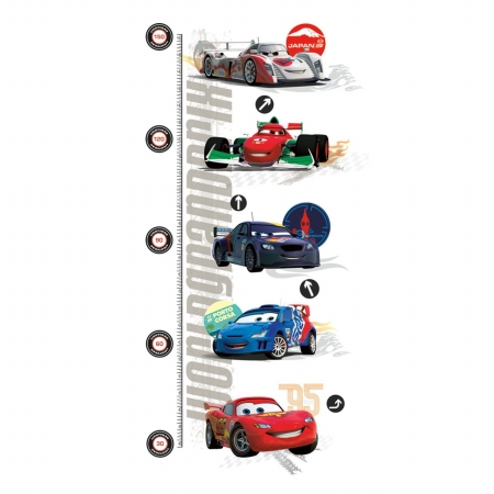Cars 2 Peel And Stick Metric Growth Chart Wall Decals