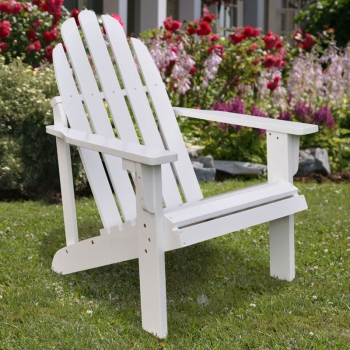 Shine Company 4613wt Catalina Adirondack Chair - White