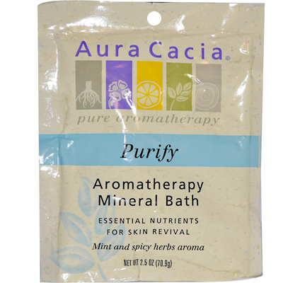 Aura(tm) Cacia Aromatherapy Mineral Bath Balancing Sage - 2.5 Oz