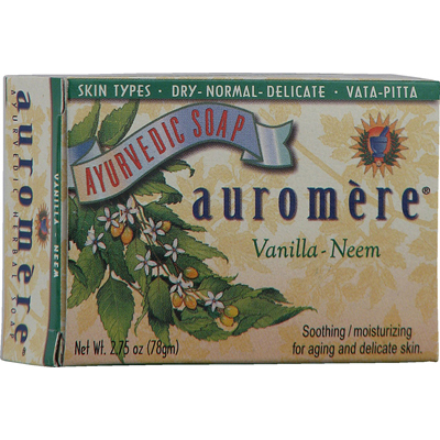 Auromere Ayurvedic Bar Soap Vanilla Neem - 2.75 Oz