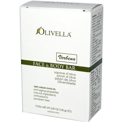 Olivella Face And Body Bar Verbena - 5.29 Oz
