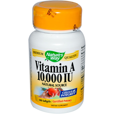 Nature's Way Vitamin A - 10000 Iu - 100 Softgels