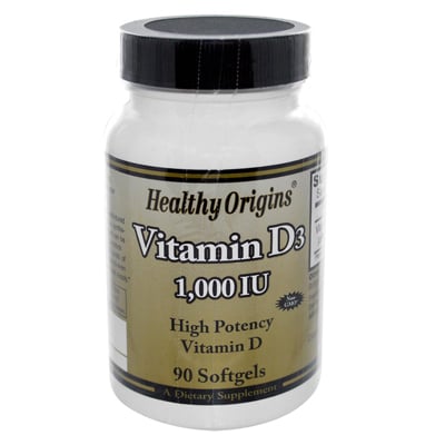 Healthy Origins Vitamin D3 - 1000 Iu - 90 Softgels