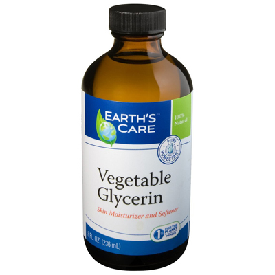 Earth's Care 100% Natural Vegan Glycerin - 8 Fl Oz
