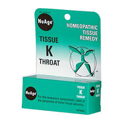 Hyland's Tissue K Throat - 125 Tablets