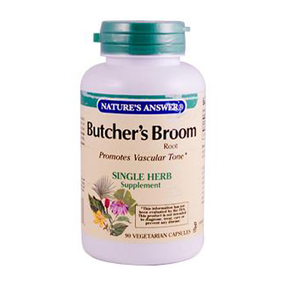 Nature's Answer Butcher's Broom Root - 90 Vegetarian Capsules