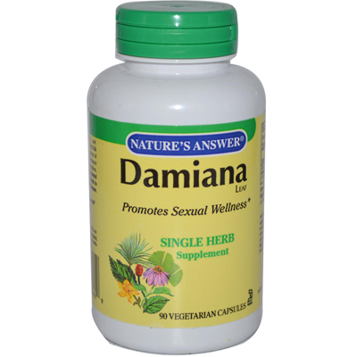 Nature's Answer Damiana Leaf - 90 Vegetarian Capsules