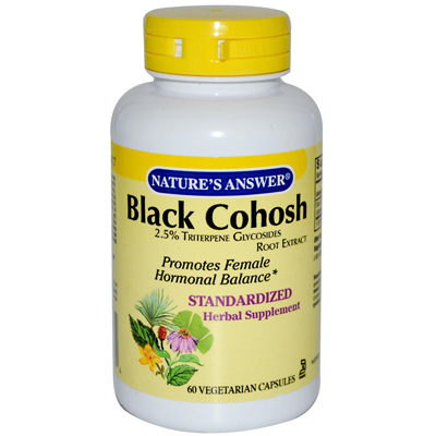 Nature's Answer Black Cohosh Root Extract - 60 Vegetarian Capsules