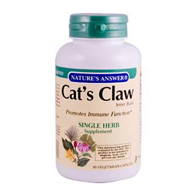 Nature's Answer Cat's Claw Inner Bark Extract - 90 Vegetarian Capsules