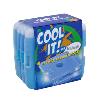 Fit And Fresh Kids Cool Coolers - 4 Packs