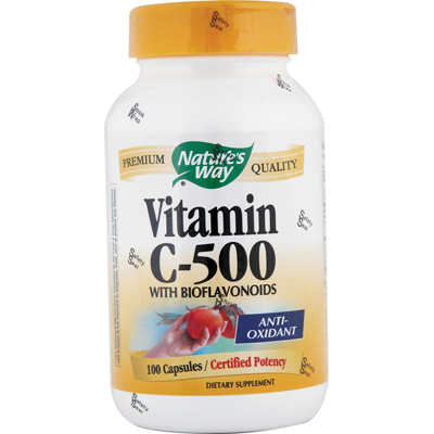 Nature's Way Vitamin C-500 With Bioflavonoids - 500 Mg - 100 Capsules