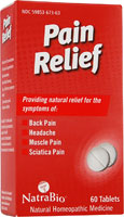 Natrabio Pain Relief - 60 Tablets
