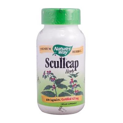 Nature's Way Scullcap Herb - 100 Capsules