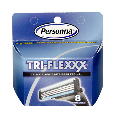 Personna Tri Flex Cartridge - 8 Pack
