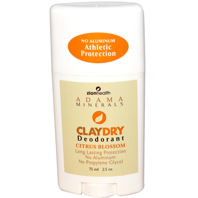 Adama Minerals Clay Deodorant Citrus Blossom - 2.5 Oz