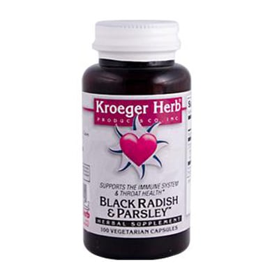Kroeger Herb Black Radish And Parsley - 100 Capsules