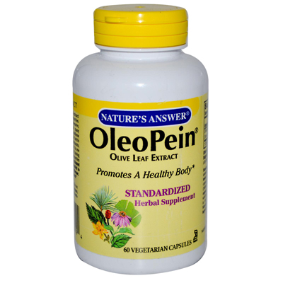 Nature's Answer Oleopein Olive Leaf Extract - 60 Vegetarian Capsules