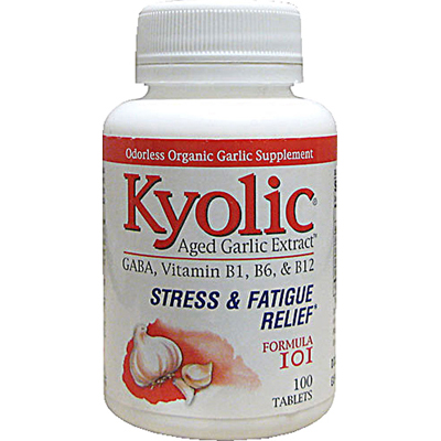 Kyolic Aged Garlic Extract Stress And Fatigue Relief Formula 101 - 100 Tablets