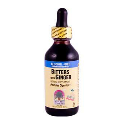 Nature's Answer Bitters With Ginger Alcohol Free - 2 Fl Oz