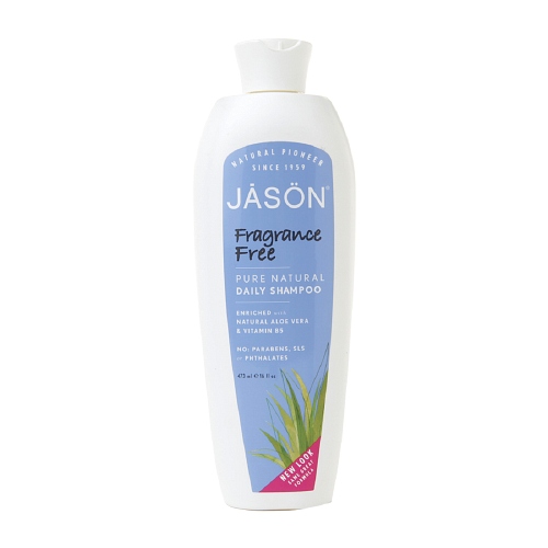 Jason Natural Products Shampoo For Sensitive Scalp - Fragrance Free - 32 Oz