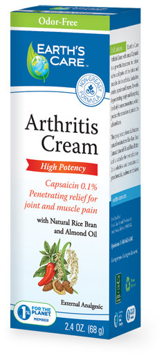 Earth's Care Arthritis Cream - 2.4 Oz